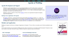 Desktop Screenshot of apache.webthing.com